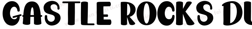GASTLE ROCKS DUO Reg字体转换